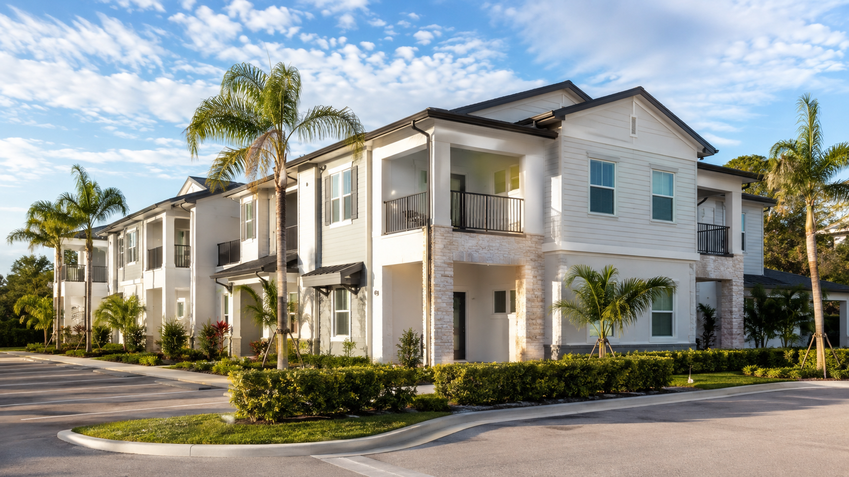 Completed multi-family residential property in Florida