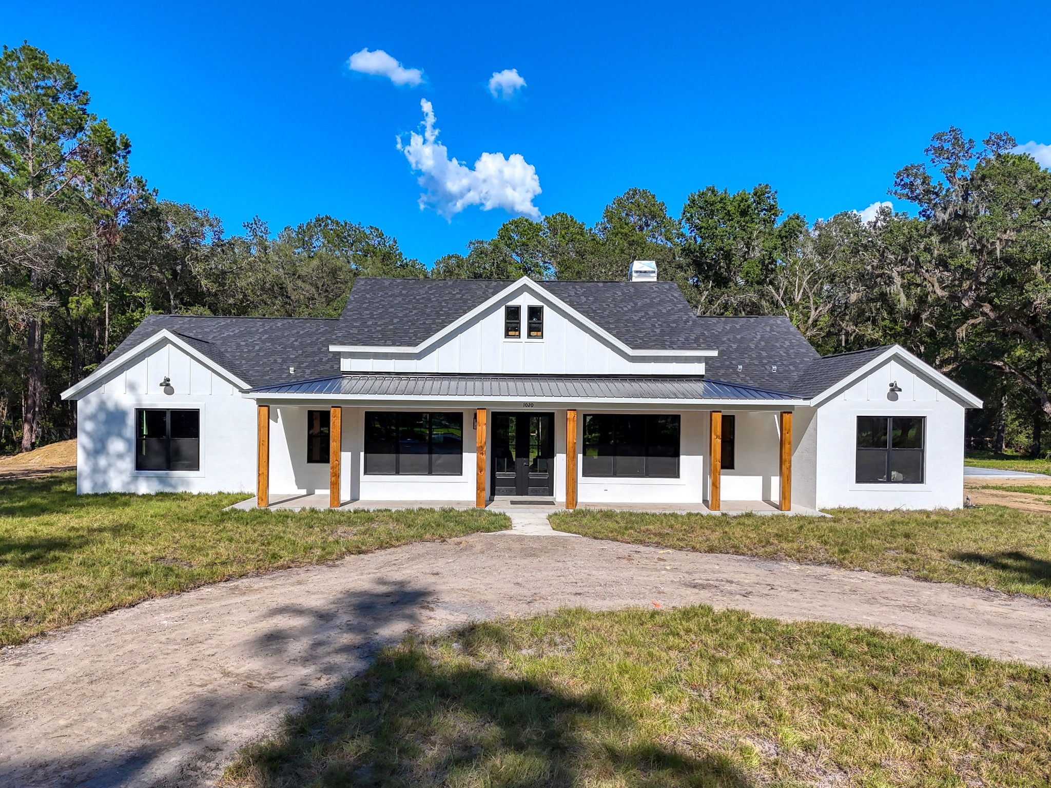 Custom farmhouse completed in Brooksville, Florida